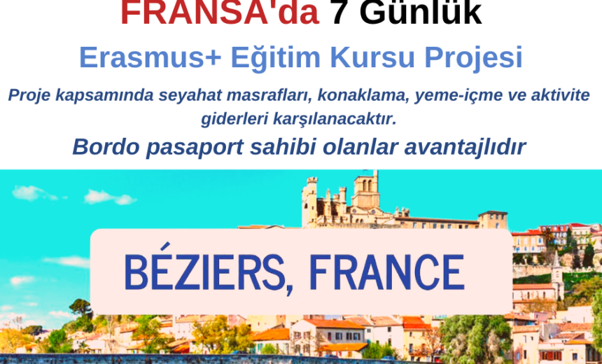 Fransa’da Erasmus+ Training Course Projesi img