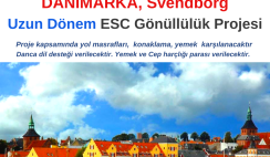 Danimarka Uzun Dönem ESC Gönüllülük Projesi