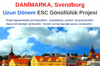 Danimarka Uzun Dönem ESC Gönüllülük Projesi