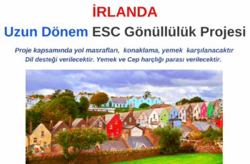 İrlanda ESC Gönüllülük Projesi