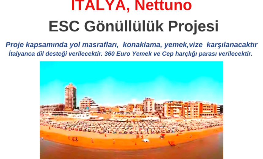 Italya , Nettuno – ESC Gönüllülük Projesi img