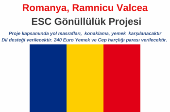 Romanya, Ramnicu Valcea – ESC Gönüllülük Projesi
