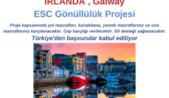 Irlanda , Galway ESC Gönüllülük Projesi Irlanda , Galway ESC Gönüllülük Projesi
