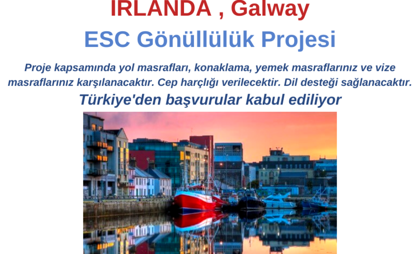 Irlanda , Galway ESC Gönüllülük Projesi img