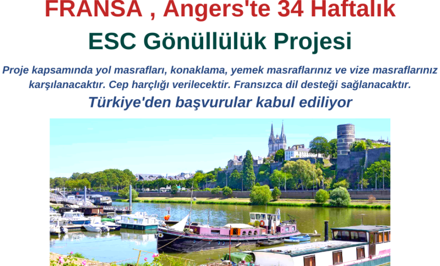 Fransa , Angers 34 Haftalık Gönüllülük Projesi img