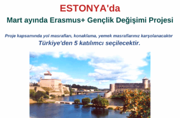 Estonya , Narva’da Mart ayında Erasmus+ Gençlik Değişimi Projesi