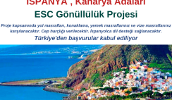 Ispanya , Kanarya Adası Gönüllülük Projesi Ispanya , Kanarya Adası Gönüllülük Projesi