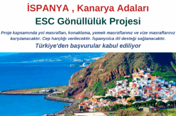 Ispanya , Kanarya Adası Gönüllülük Projesi