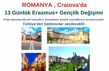 Romanya , Craiova 13 Günlük Erasmus+ Gençlik Değişimi Projesi Romanya , Craiova 13 Günlük Erasmus+ Gençlik Değişimi Projesi