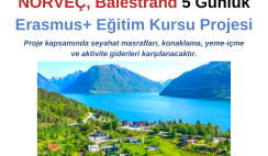 Norveç , Balestrand 5 Günlük Erasmus+ Eğitim Kursu Norveç , Balestrand 5 Günlük Erasmus+ Eğitim Kursu
