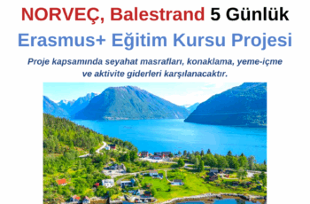 Norveç , Balestrand 5 Günlük Erasmus+ Eğitim Kursu Norveç , Balestrand 5 Günlük Erasmus+ Eğitim Kursu