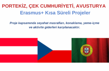 Portekiz , Çek Cumhuriyeti ve Avusturya – Kısa Süreli Erasmus+ Projeleri