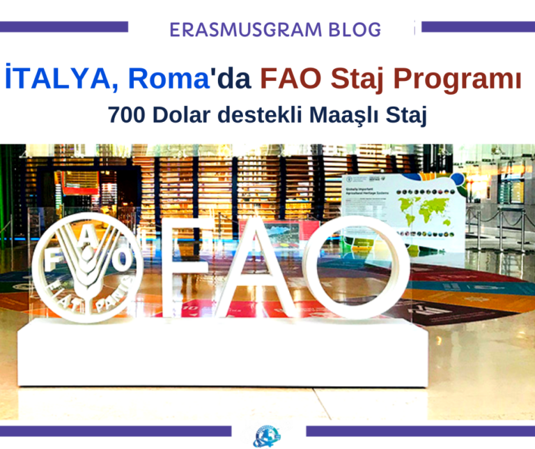 FAO Staj Programı 2022 – Maaşlı Staj