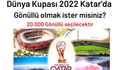 Dünya Kupası 2022 Katar’da Gönüllü olmak ister misiniz?