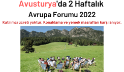 Avusturya’da 2 Haftalık Avrupa Forumu 2022