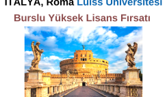 İtalya , Luiss Üniversitesi Burslu Yüksek Lisans Fırsatı