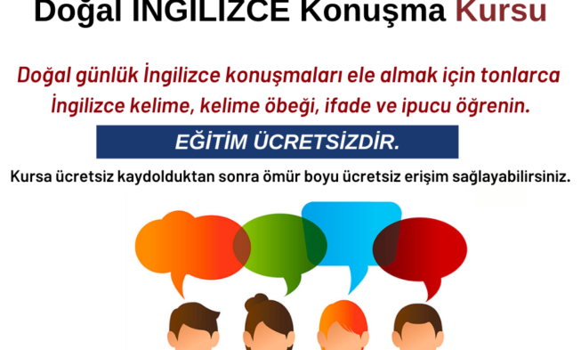 Doğal İngilizce Konuşmalar Kursu – Ücretsiz img