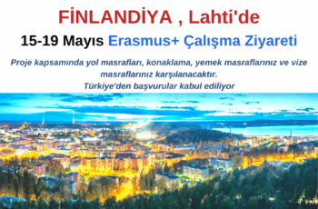 Finlandiya , Lahti 5 Günlük Erasmus+ Çalışma Ziyareti Finlandiya , Lahti 5 Günlük Erasmus+ Çalışma Ziyareti