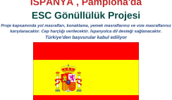 Ispanya , Pamplona ESC Gönüllülük Projesi Ispanya , Pamplona ESC Gönüllülük Projesi