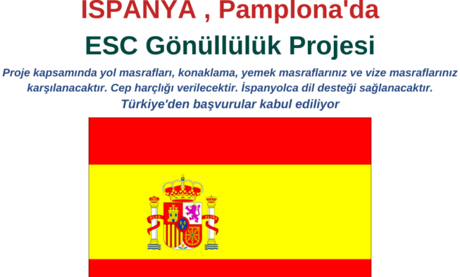 Ispanya , Pamplona ESC Gönüllülük Projesi img