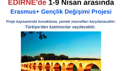 Edirne’de 7 Günlük Erasmus+ Gençlik Değişimi Projesi Edirne’de 7 Günlük Erasmus+ Gençlik Değişimi Projesi