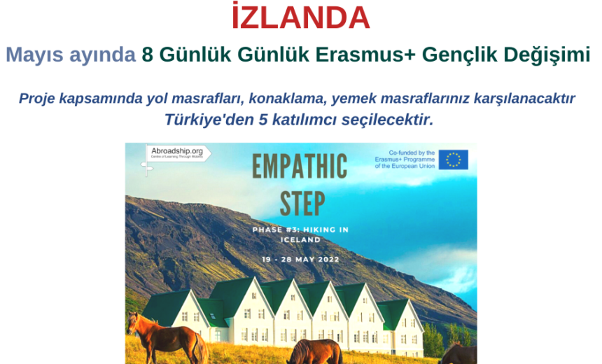 Izlanda Mayıs ayında 8 Günlük Gençlik Değişimi Projesi img