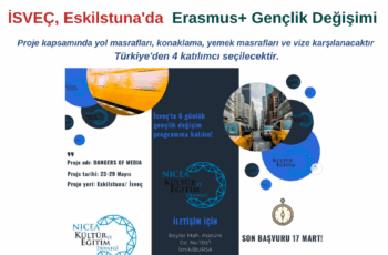İsveç Mayıs ayında 5 Günlük Erasmus+ Gençlik Değişimi İsveç Mayıs ayında 5 Günlük Erasmus+ Gençlik Değişimi