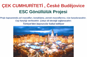 Çek Cumhuriyeti , České Budějovice şehrinde ESC Gönüllülük Projesi