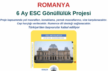 Romanya 6 Ay Gönüllülük Projesi Romanya 6 Ay Gönüllülük Projesi