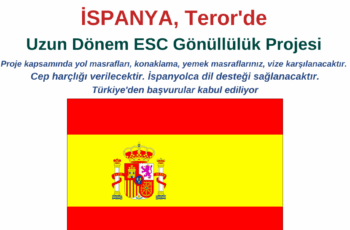İspanya , Teror’de Uzun Dönem Gönüllülük Projesi