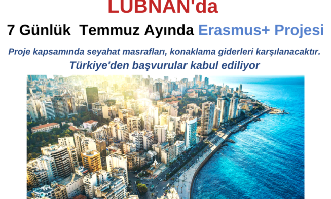 Lübnan’da Temmuz ayında 7 Günlük Erasmus+ Projesi img