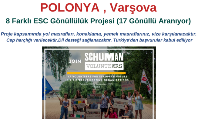 Polonya, Varşova 8 Farklı ESC Gönüllülük Projesi img