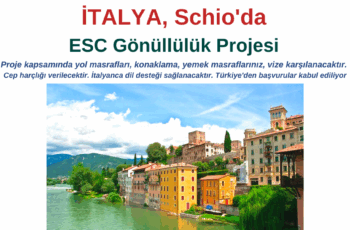 İtalya , Schio ESC Gönüllülük Projesi İtalya , Schio ESC Gönüllülük Projesi