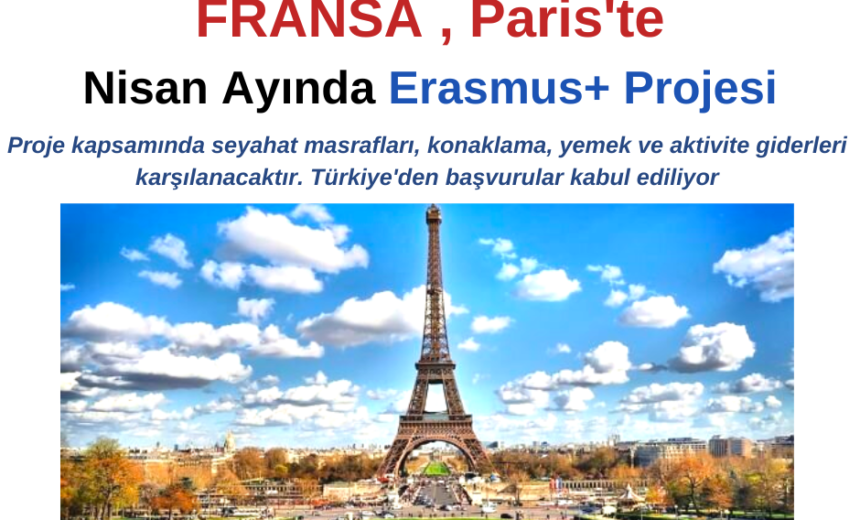 Fransa , Paris Nisan ayında Erasmus+ Porojesi img