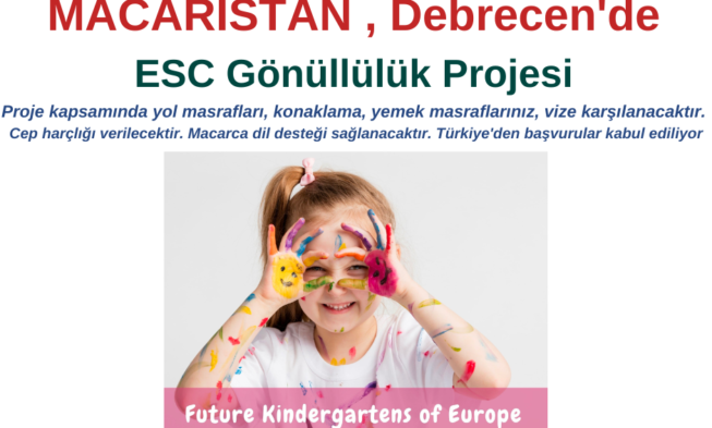 Macaristan , Debrecen Gönüllülük Projesi – 2 Gönüllü Aranıyor img