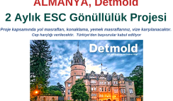 Almanya , Detmold 2 Ay Gönüllülük Projesi Almanya , Detmold 2 Ay Gönüllülük Projesi