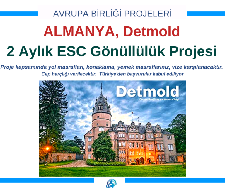 Almanya , Detmold 2 Ay Gönüllülük Projesi