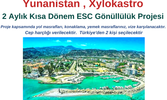 Yunanistan , Xylokastro şehrinde 2 Aylık Gönüllülük Projesi img