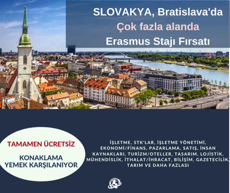 Slovakya , Bratislava Erasmus+ Staj İlanları