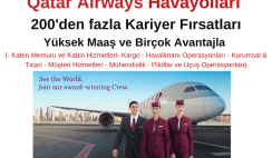 Qatar Airways 200’den fazla Kariyer Fırsatları – Yüksek Maaş ve Birçok Avantajla