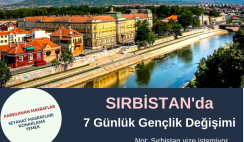 Sırbistan 7 Günlük Erasmus+ Gençlik Değişimi