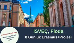 İsveç , Floda 8 Günlük Erasmus+ Gençlik Değişimi