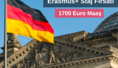 Almanya Erasmus+ Stajı – 1700 Euro Maaş