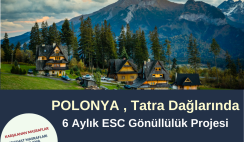 Polonya Tatra Dağlarında 6 Ay Gönüllülük Projesi