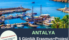 Antalya 5 Günlük Erasmus+ Eğitim Kursu