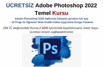 Adobe Photoshop 2022 Temel Kursu