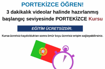 Portekizce öğren! 3 dakikalık videolar – Ücretsiz Portekizce öğren! 3 dakikalık videolar – Ücretsiz