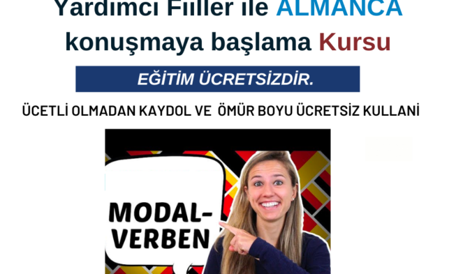 Yardımcı Fiiller ile Almanca konuşmaya başlayın – Ücretsiz Kurs img