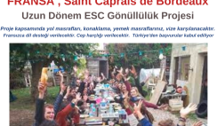 Fransa , Saint Caprais de Bordeaux Uzun Dönem Gönüllülük Projesi Fransa , Saint Caprais de Bordeaux Uzun Dönem Gönüllülük Projesi