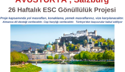 Avusturya , Salzburg 26 Haftalık ESC Gönüllülük Projesi Avusturya , Salzburg 26 Haftalık ESC Gönüllülük Projesi